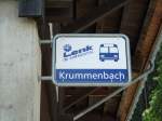 (128'051) - AFA-Haltestelle (LenkBus) - Lenk, Krummenbach - am 25.