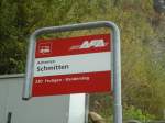 (130'320) - AFA-Haltestelle - Achseten, Schmitten - am 11.