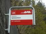(130'323) - AFA-Haltestelle - Achseten, Schmitten - am 11.
