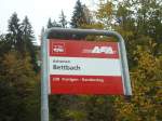 (130'352) - AFA-Haltestelle - Achseten, Bettbach - am 11.