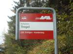 (130'358) - AFA-Haltestelle - Achseten, Tregel - am 11.