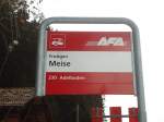 (130'973) - AFA-Haltestelle - Frutigen, Meise - am 15.