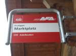 (130'998) - AFA-Haltestelle - Frutigen, Marktplatz - am 15.