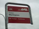 (130'999) - AFA-Haltestelle - Frutigen, Marktplatz - am 15.