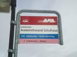 (131'133) - AFA-Haltestelle - Adelboden, Ausserschwand Schulhaus - am 28.