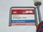 (131'134) - AFA-Haltestelle - Adelboden, Schlegeli, Hari - am 28.