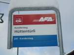 (131'684) - AFA-Haltestelle - Kandersteg, Httentrli - am 26.