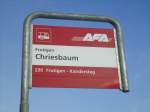 (131'696) - AFA-Haltestelle - Frutigen, Chriesbaum - am 26.