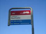 (132'133) - AFA-Haltestelle - Adelboden, Raufmatte - am 8.