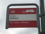 (138'451) - AFA-Haltestelle - Frutigen, Achere - am 6.