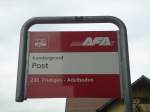 (138'457) - AFA-Haltestelle - Kandergrund, Post - am 6.