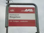 (138'461) - AFA-Haltestelle - Kandergrund, Riegelsee - am 6.