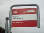 (138'464) - AFA-Haltestelle - Mitholz, Balmhorn - am 6.