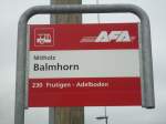 (138'465) - AFA-Haltestelle - Mitholz, Balmhorn - am 6.