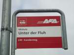 (138'467) - AFA-Haltestelle - Mitholz, Unter der Fluh - am 6.