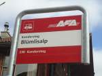 (138'472) - AFA-Haltestelle - Kandersteg, Blmlisalp - am 6.