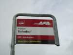 (142'544) - AFA-Haltestelle - Frutigen, Bahnhof - am 16.