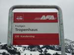 (142'546) - AFA-Haltestelle - Frutigen, Tropenhaus - am 16.