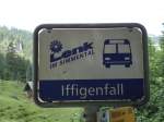 (146'119) - AFA-Haltestelle (LenkBus) - Lenk, Iffigenfall - am 28.