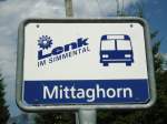 (146'139) - AFA-Haltestelle (LenkBus) - Lenk, Mittaghorn - am 28.