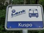 (153'486) - AFA-Haltestelle (LenkBus) - Lenk, Kuspo - am 27.