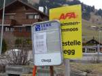 (159'188) - AFA-Haltestelle - Zweisimmen, Obegg - am 16.