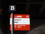 (200'224) - AFA-Haltestelle - Adelboden, Post - am 25.