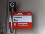 (200'225) - AFA-Haltestelle - Adelboden, Post - am 25.