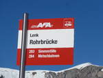 (201'678) - AFA-Haltestelle - Lenk, Rohrbrcke - am 17.