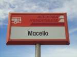 (147'833) - AMSA-Haltestelle - Medrisio, Macello - am 6. November 2013