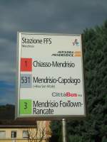 (147'845) - AMSA-Haltestelle - Mendrisio, Stazione FFS - am 6. November 2013