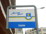 (128'710) - Arosa-Bus-Haltestelle - Arosa, Casino - am 13.