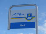 (223'199) - Arosa-Bus-Haltestelle - Arosa, Hrnli - am 2. Januar 2021