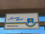 (223'212) - Arosa-Bus-Haltestelle - Arosa, Pratschli - am 2. Januar 2021