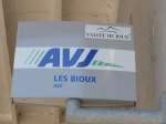 (161'366) - AVJ-Haltestelle - Les Bioux, AVJ - am 28.