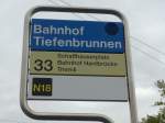 (164'953) - AZZK-Haltestelle - Zrich, Bahnhof Tiefenbrunnen - am 17.