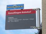 (160'721) - Bernmobil-Haltestelle - Konolfingen, Bahnhof - am 22.