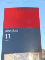 (167'749) - Bernmobil-Haltestelle - Bern, Inselplatz - am 13.