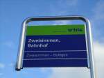 (142'907) - bls-bus-Haltestelle - Zweisimmen, Bahnhof - am 2.