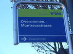(178'661) - bls-Haltestelle - Zweisimmen, Montreuxstrasse - am 19.