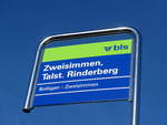 (200'217) - bls-Haltestelle - Zweisimmen, Talst.