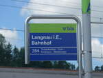 (225'868) - bls-bus-Haltestelle - Langnau, Bahnhof - am 13. Juni 2021