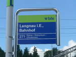 (225'869) - bls-bus-Haltestelle - Langnau, Bahnhof - am 13. Juni 2021