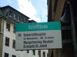 (133'696) - BVB-Haltestelle - Basel, Schifflnde - am 16.
