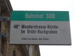 (159'722) - BVB-Haltestelle - Basel, Bahnhof SBB - am 11.