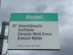 (159'829) - BVB-Haltestelle - Allschwil - am 11.