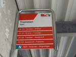 (181'042) - CJ-Haltestelle - Tramelan, Gare - am 12.