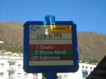 (147'605) - FART-Haltestelle - Locarno, FFS - am 5. November 2013