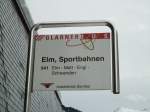 (142'584) - GlarnerBus-Haltestelle - Elm.