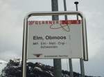 (142'598) - GlarnerBus-Haltestelle - Elm, Obmoos - am 23.